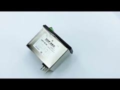 Filtro de energia EMI de caixa de metal OEM ODM 120V 250V Monte de superfície