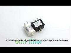 Filtro de ruído Filtro para máquina de lavar Eletrodomésticos filtros de energia 16A filtro IEC para casa nós