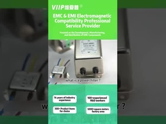 CE ROHS Filtros RFI monofásicos 0.5A-300A Filtros de interferência electrónica