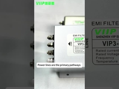 50/60Hz Frequência nominal do centro Filtro EMI de fase única com nível de atenuação superior