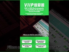 Filtro EMI para inversor de caixa de metal com impedância de entrada de 50Ω para equipamentos médicos