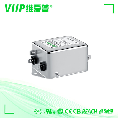 comprar Filtro EMI AC de tipo de montagem de cabos com corrente nominal de 10A e atenuação de banda de parada de 20-100dB online manufacture