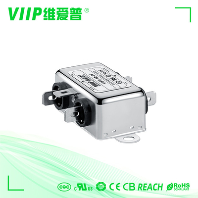 comprar VIIP Fabricantes de filtros EMI de linhas eléctricas metálicas 1A Compatibilidade eletromagnética 50/60Hz online manufacture
