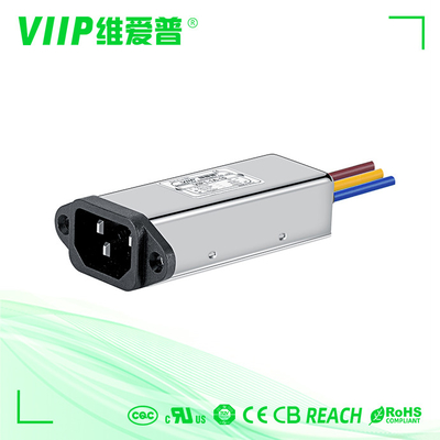 comprar a linha IEC EMI Filter Male Socket With da alimentação CA de 3A 60Hz prende 1500VDC online manufacture