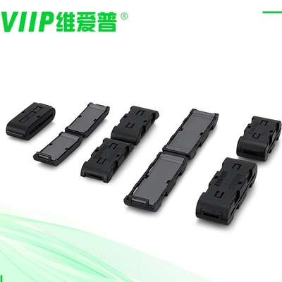 comprar Anel magnético do preto plástico da tampa, núcleo de ferrite liso do cabo macio online manufacture