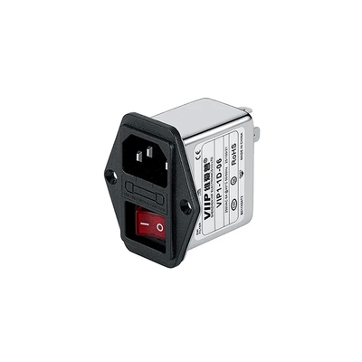 comprar Casas metálicas 10A Corrente nominal Padrão Cartão de superfície montado Filtro de supressão EMI online manufacture