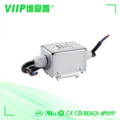 comprar Filtro EMI DC Plug-In 30A 60VDC Filtro de Ruído de Linha de Alimentação com Caixa Metálica para Atenuação de 150Khz-30Mhz online manufacture