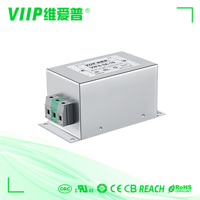 250V 50 filtro de passe baixo da compatibilidade eletrónica Emi Filter 150K-30MHZ do ampère