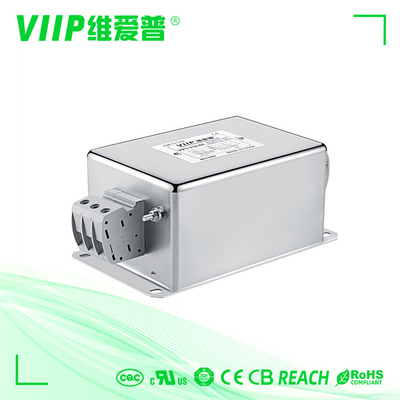 Filtro de ruído do ODM 380V 440V do OEM filtro da compatibilidade eletrónica de 3 fases com parafuso