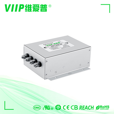 filtros de linha elétrica elétricos de EMI Filter 40A do inversor de 380V 440V