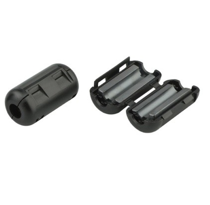 Grampo F9 na identificação do anel 3.5mm do núcleo de ferrite para o cabo do teclado