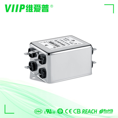 UL1283 multi fase EMI Filters Three Phase militar 110V 250VAC