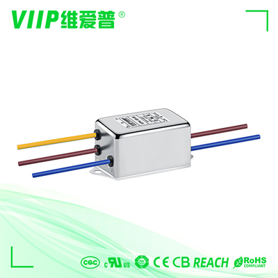 Ligação de fio de EMI Power Line Filter 120V 250V do equipamento médico
