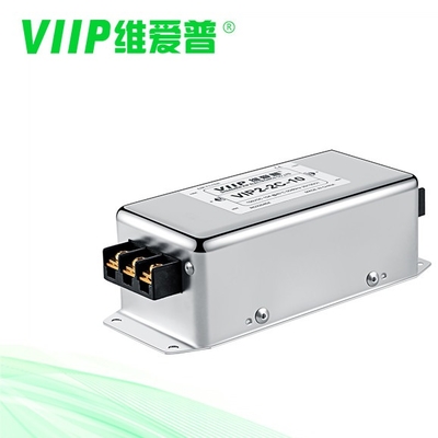 Metal 3 linha de EMI Filter Insertion Loss 60~90dB da fase para moer 2250VDC ou 2000VAC