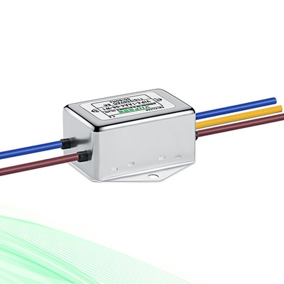50/60Hz Frequência de operação AC Filtros EMI RFI de fase única com alto desempenho