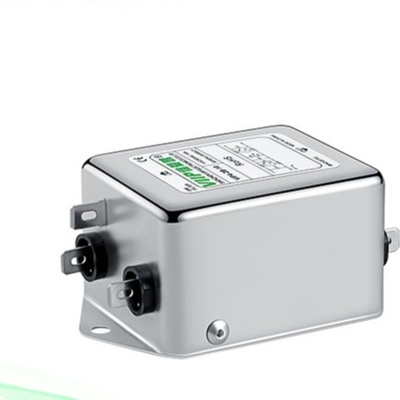 Filtro de linha de alimentação EMI de atenuação da banda de travagem de 20-100dB para aplicações de fase única AC