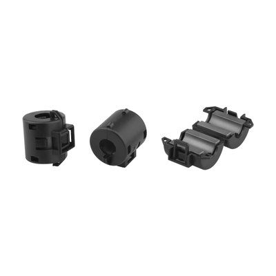 Black Snap On Ferrite Choke Rohs Compliant para dispositivos eletrônicos