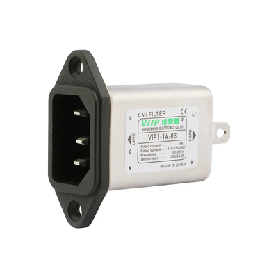 50/60Hz Intervalo de frequência EMC Filtro de interferência eletromagnética com resistência de isolamento ≥ 100MΩ