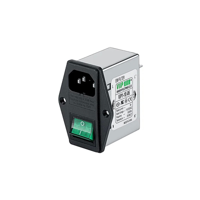Filtro EMI IEC de elevada eficácia para aplicações de 250 VAC com faixa de temperatura 25/085/21