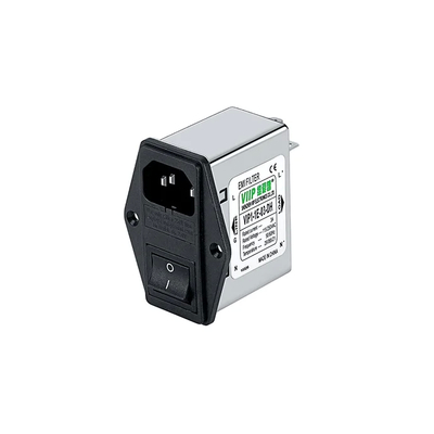 50Ω Impedância de entrada Filtro EMI IEC para impressoras de rótulos com terminal de parafuso