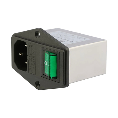 250 VAC Voltagem 10 A Corrente 150KHZ ~ 30MHZ Filtro de redução de EMI montado na superfície