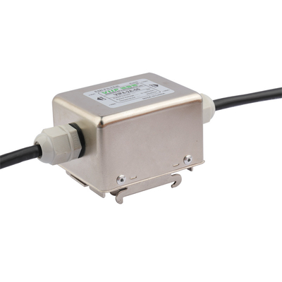 VIP2-2A-10 50Ω Filtro EMI DC com 2A 100MΩ Resistência ao isolamento Casa de metal Impedância de entrada 50Ω