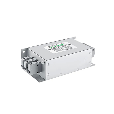 Equipamento Eléctrico e Eletrônico Filtro EMI de 3 fases com faixa de temperatura 25/085/21C e faixa de frequência 50-60Hz