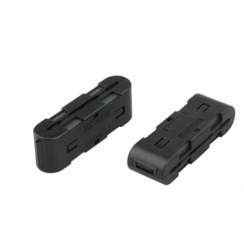 EMI/RFI Supressão Feito Simples Cable Ferrite Anel com Snap-On Tipo de Montagem em embalagem a granel