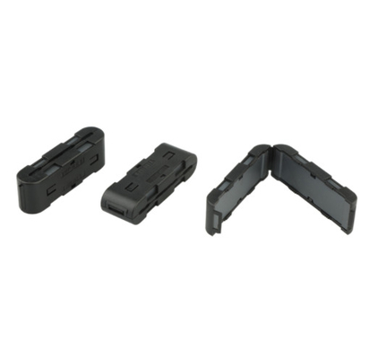 Clip On Ferrite Core até 1 GHz Tamanho interno 11 mm Adequado para ambientes de alta temperatura